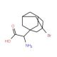 Amino(3-bromo-1-adamantyl)acetic acid - chemical structure image