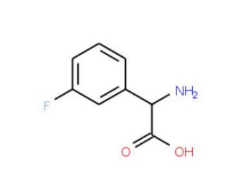 Amino-(3-fluorophenyl)acetic acid (CAS 7292-74-2) - chemical structure image