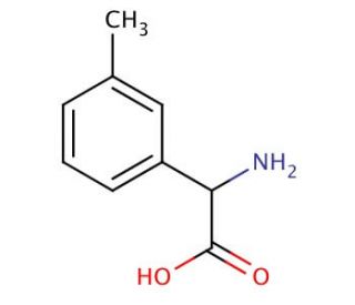 Amino(3-methylphenyl)acetic acid (CAS 187979-43-7) - chemical structure image