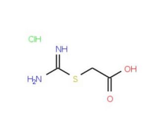 {[Amino(imino)methyl]thio}acetic acid hydrochloride - chemical structure image