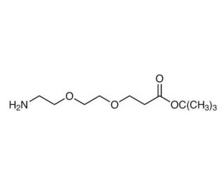 Amino-PEG2-acid -t-Butyl ester (CAS 756525-95-8) - chemical structure image
