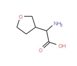 Amino(tetrahydrofuran-3-yl)acetic acid - chemical structure image