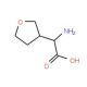Amino(tetrahydrofuran-3-yl)acetic acid - chemical structure image