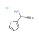 Amino(thien-2-yl)acetonitrile hydrochloride - chemical structure image