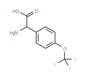 Amino[4-(trifluoromethoxy)phenyl]acetic acid (CAS 261952-24-3) - chemical structure image