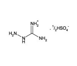 Aminoguanidine hemisulfate (CAS 996-19-0) - chemical structure image