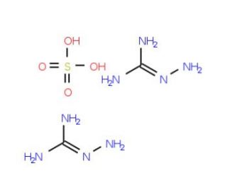 Aminoguanidine sulfate (CAS 1068-42-4) - chemical structure image