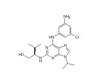 Aminopurvalanol A (CAS 220792-57-4) - chemical structure image