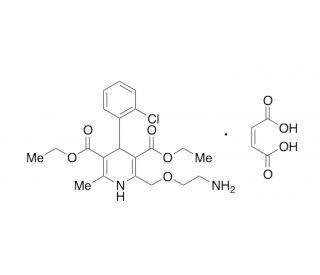 Amlodipine Diethyl Ester Maleate (CAS 400024-12-6) - chemical structure image