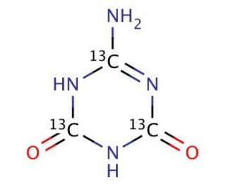 Ammelide -13C3 (CAS 1173021-81-2) - chemical structure image