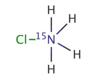 Ammonium-(15-N) chloride (CAS 39466-62-1) - chemical structure image