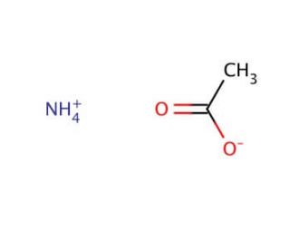 Ammonium Acetate (CAS 631-61-8) - chemical structure image