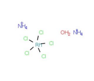 Ammonium aquopentachlororhodate(III), Rh 30% min (CAS 63771-33-5) - chemical structure image