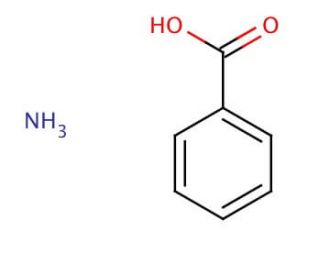 Ammonium benzoate (CAS 1863-63-4) - chemical structure image
