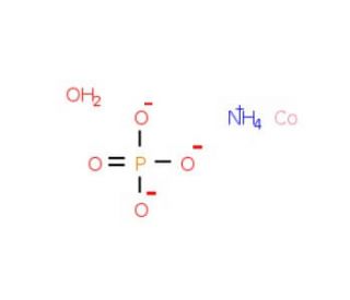 Ammonium cobalt(II) phosphate monohydrate (CAS 16827-96-6) - chemical structure image