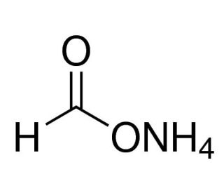 Ammonium formate (CAS 540-69-2) - chemical structure image