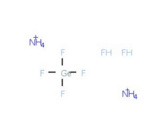Ammonium hexafluorogermanate (CAS 16962-47-3) - chemical structure image