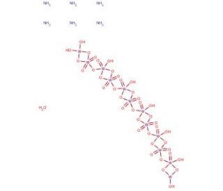 Ammonium metatungstate hydrate (CAS 12333-11-8) - chemical structure image