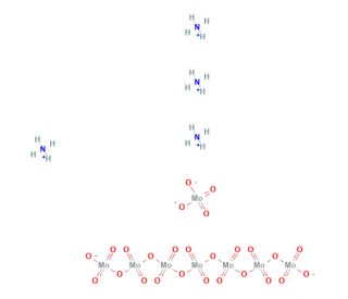 Ammonium octamolybdate - chemical structure image