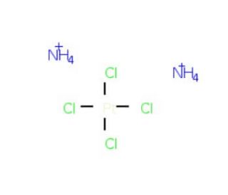 Ammonium tetrachloroplatinate(II) (CAS 13820-41-2) - chemical structure image