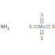 Ammonium tetrathiomolybdate (CAS 15060-55-6) - chemical structure image