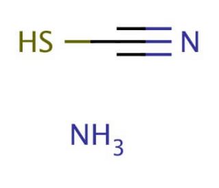 Ammonium thiocyanate (CAS 1762-95-4) - chemical structure image