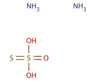 Ammonium thiosulfate (CAS 7783-18-8) - chemical structure image