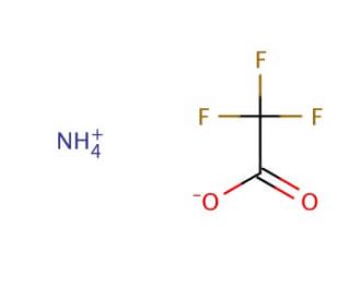 Ammonium trifluoroacetate (CAS 3336-58-1) - chemical structure image