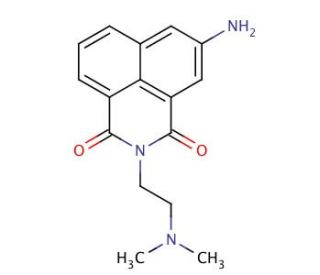 Amonafide (CAS 69408-81-7) - chemical structure image