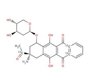 Amrubicin-13C3 - chemical structure image