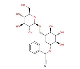 Amygdalin (CAS 29883-15-6) - chemical structure image