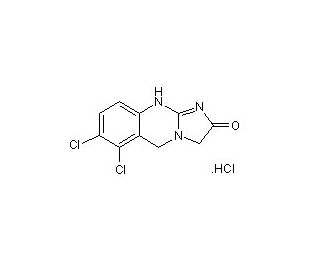 Anagrelide hydrochloride (CAS 58579-51-4) - chemical structure image