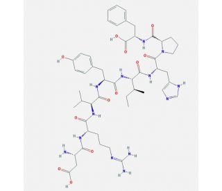 Angiotensin II, Human (CAS 4474-91-3) - chemical structure image