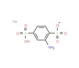 Aniline-2,5-disulphonic acid monosodium salt (CAS 24605-36-5) - chemical structure image