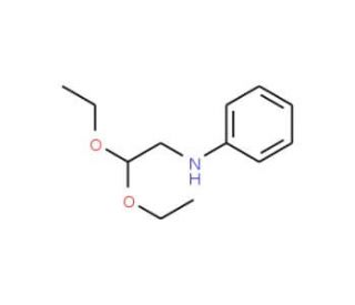 Anilinoacetaldehyde diethyl acetal (CAS 22758-34-5) - chemical structure image