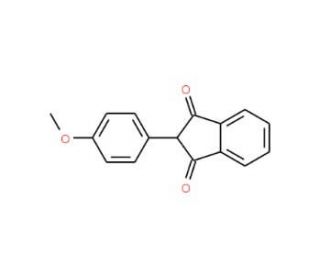 Anisindione (CAS 117-37-3) - chemical structure image