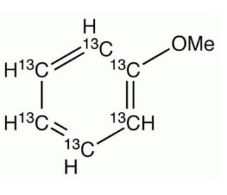 Anisole-13C6 (CAS 152571-52-3) - chemical structure image