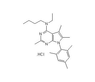 Antalarmin hydrochloride (CAS 220953-69-5) - chemical structure image