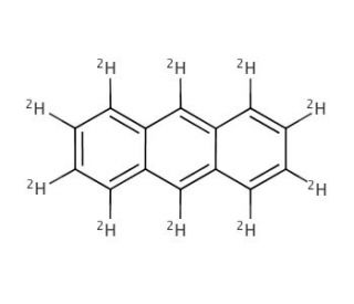 Anthracene-d<sub>10</sub> (CAS 1719-06-8) - chemical structure image