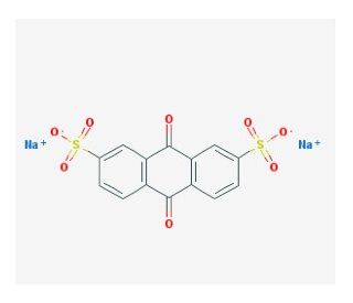 Anthraquinone-2,7-disulfonic acid disodium salt (CAS 853-67-8) - chemical structure image