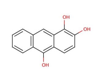 Anthrarobin (CAS 577-33-3) - chemical structure image