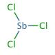 Antimony (III) Chloride (CAS 10025-91-9) - chemical structure image