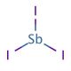 Antimony(III) iodide 的分子结构, CAS编号: 7790-44-5 Antimony(III) iodide (CAS 7790-44-5) - chemical structure image