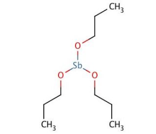 Antimony(III) propoxide (CAS 4292-34-6) - chemical structure image