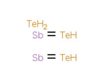 Antimony(III) telluride (CAS 1327-50-0) - chemical structure image