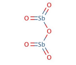 Antimony(V) oxide (CAS 1314-60-9) - chemical structure image