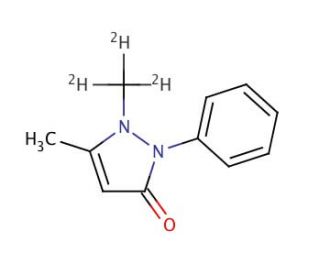 Antipyrine-d3 (CAS 65566-62-3) - chemical structure image