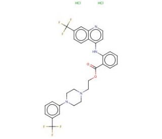 Antrafenine Dihydrochloride (CAS 55300-30-6) - chemical structure image
