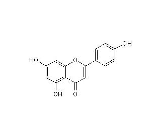 Apigenin (CAS 520-36-5) - chemical structure image