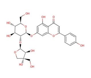 Apiin (CAS 26544-34-3) - chemical structure image